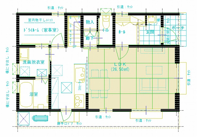 リビングダイニングの床をタタミ敷きにしませんか?